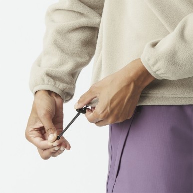 Picture Arcca 1/4 Fleece Femme pure cashmere