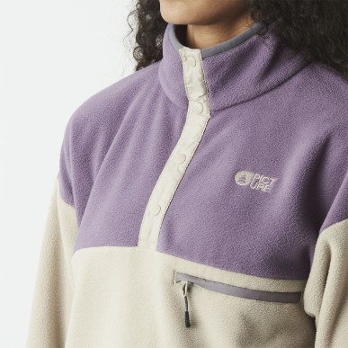 Picture Arcca 1/4 Fleece Femme pure cashmere