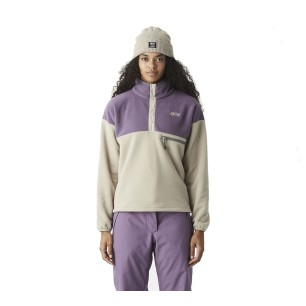 Picture Arcca 1/4 Fleece Femme pure cashmere