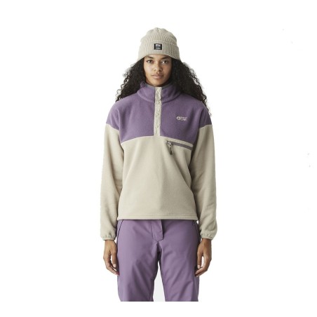 Picture Arcca 1/4 Fleece Femme pure cashmere