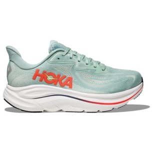Hoka Clifton 10 sage / neon flame
