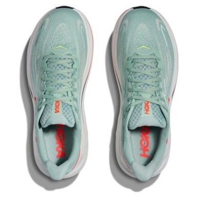 Hoka Clifton 10 sage / neon flame