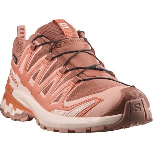 Salomon XA PRO 3D V9 GTX Femme pecan brown / nectarine