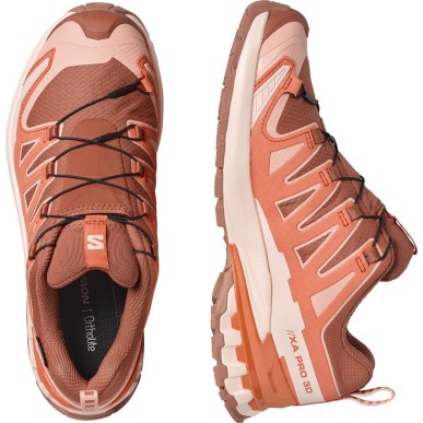 Salomon XA PRO 3D V9 GTX Femme pecan brown / nectarine