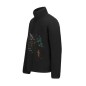 Picture Hafdals Emb Zip Fleece black