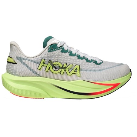 Hoka Mach 7 frost / neon yuzu