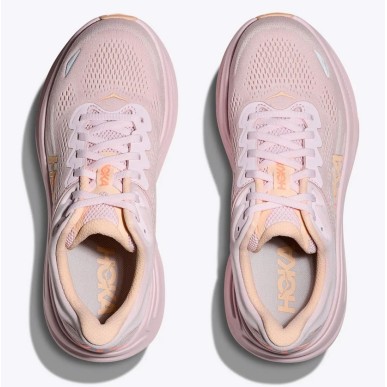 Hoka Bondi 9 femme  lilac cream tangerine glow