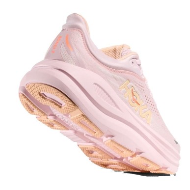 Hoka Bondi 9 femme  lilac cream tangerine glow
