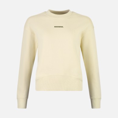 Rossignol Logo CN Sweatshirt Femme wax yellow