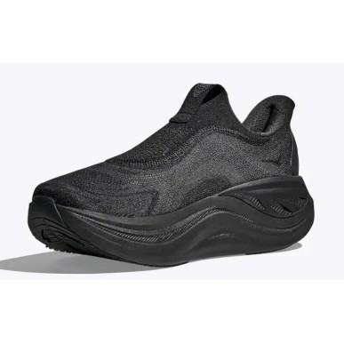 Hoka Skyward Laceless black / black
