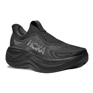Hoka Skyward Laceless black / black