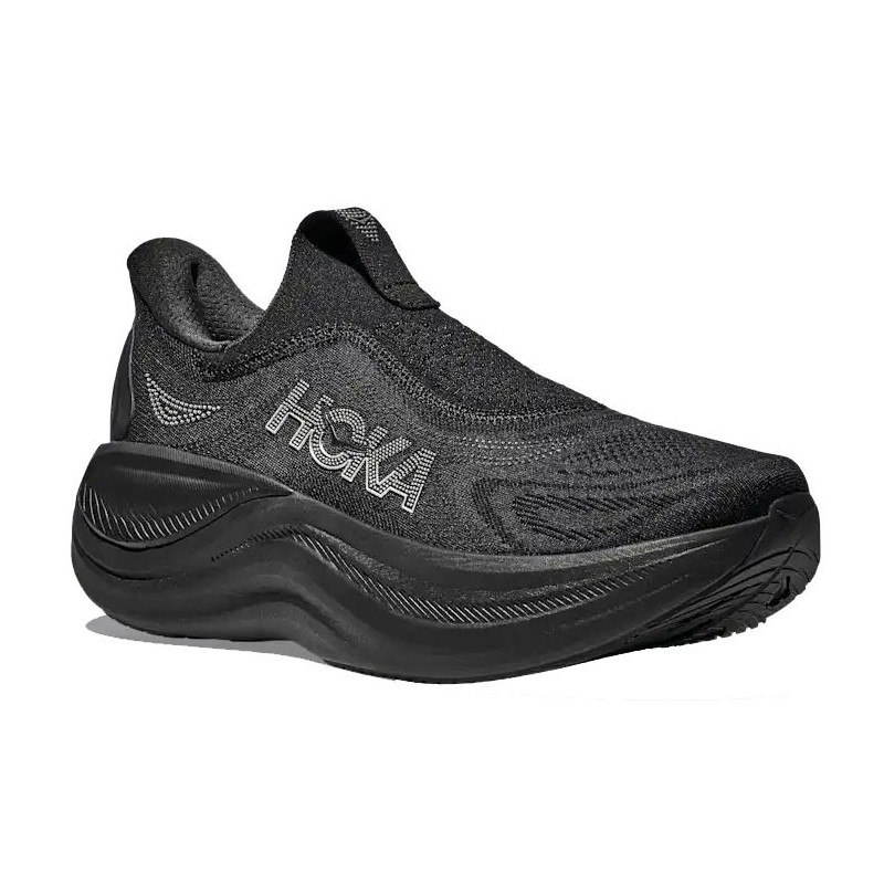 Hoka Skyward Laceless black / black