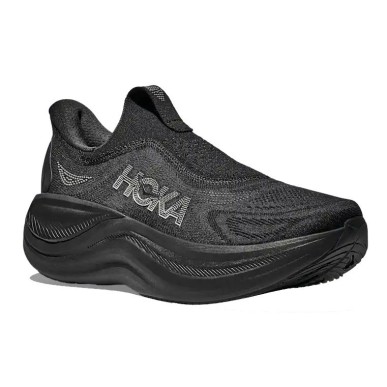 Hoka Skyward Laceless black / black