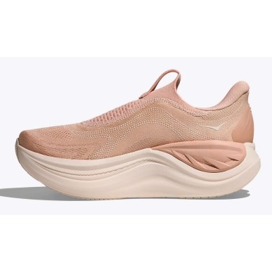 Hoka Skyward Laceless Femme rose latte / rose cream