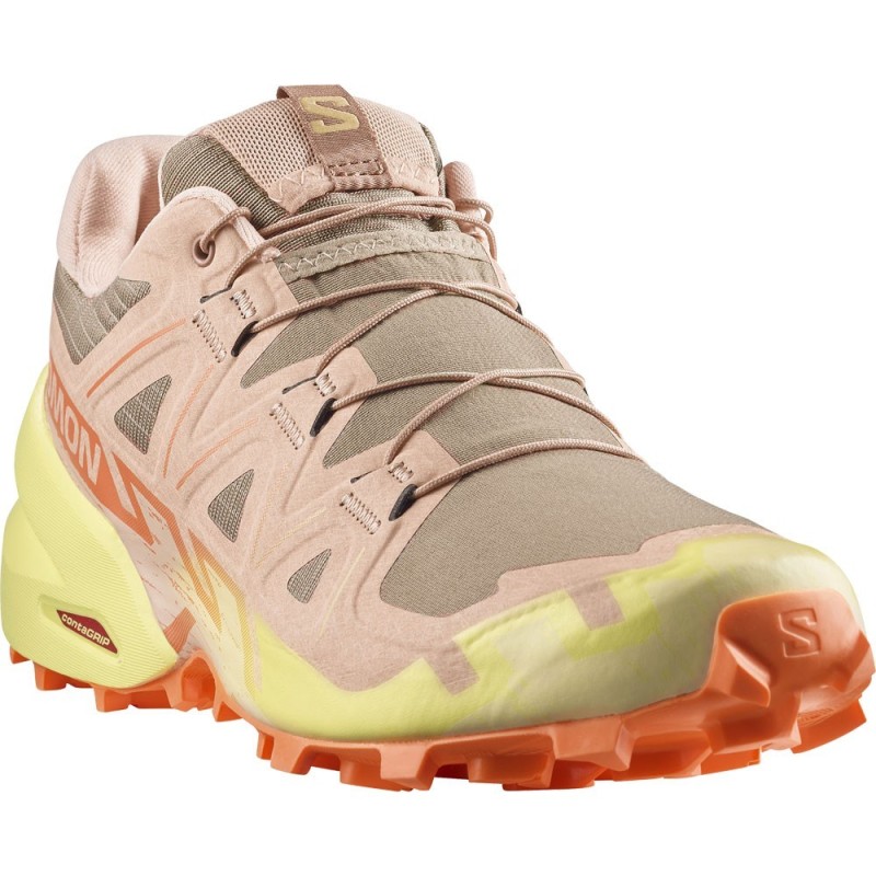 Salomon Speedcross 6 Femme burro / sunny lime