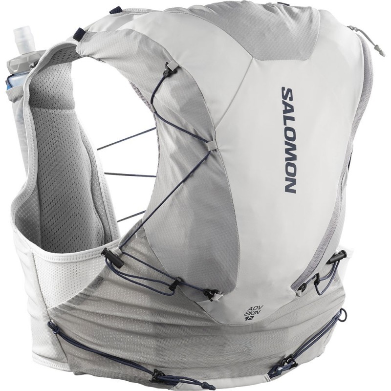Salomon ADV Skin 12 Set With Flasks alloy / gray violet Salomon ADV Skin 12 Set With Flasks alloy / gray violet