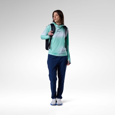 Rossignol Westweg Sun Hoodie Femme white line fogg