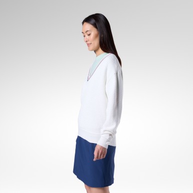 Rossignol Knitted V Neck Femme white