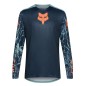 Maillot FOX Ranger LS Image Print artic blue