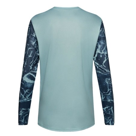 Maillot FOX Ranger LS Image Print artic blue