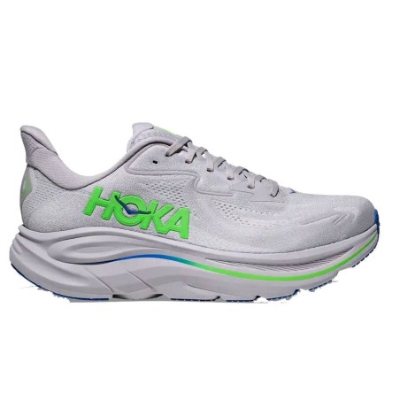 Hoka Clifton 10 ash grey / neon green