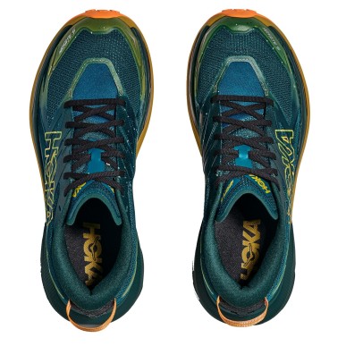 Hoka Mafate 5 tidal wave / mustard seed