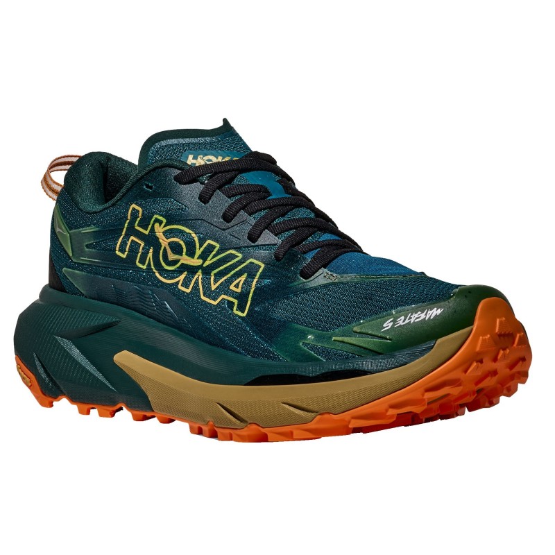 Hoka Mafate 5 tidal wave / mustard seed