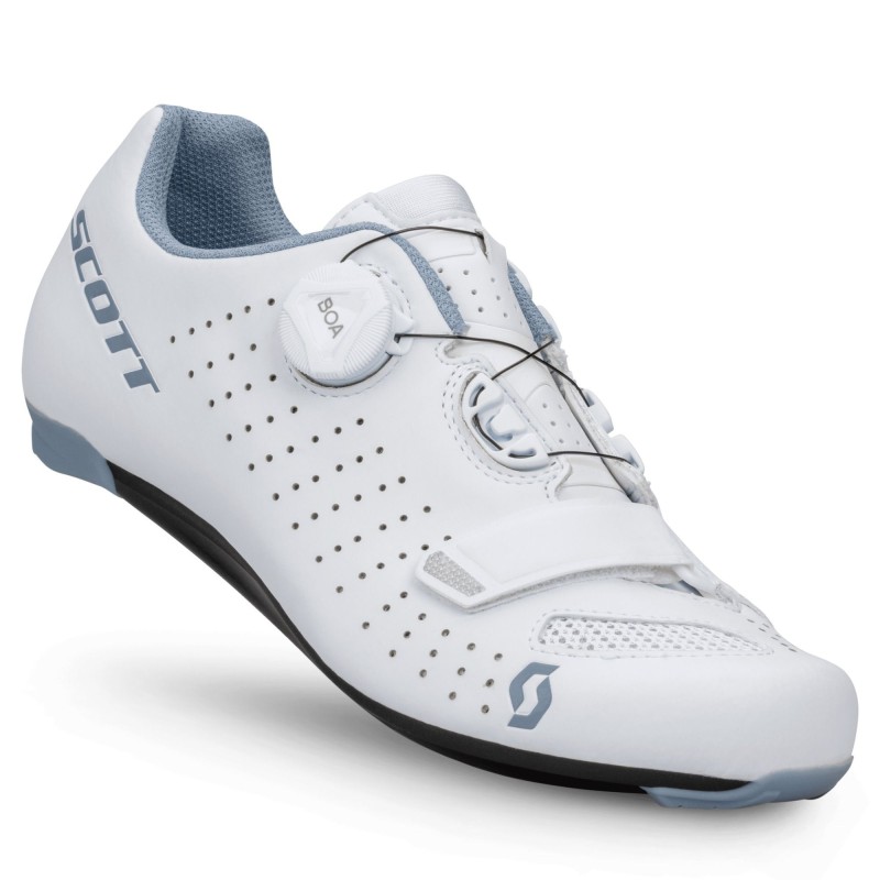 Chaussures Scott Road Comp Boa Femme matte white / light blue