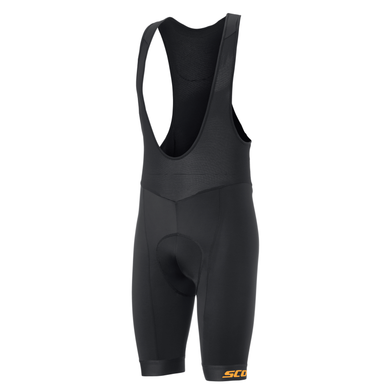 Scott Endurance ++ Cuissard avec bretelles black / gleam orange