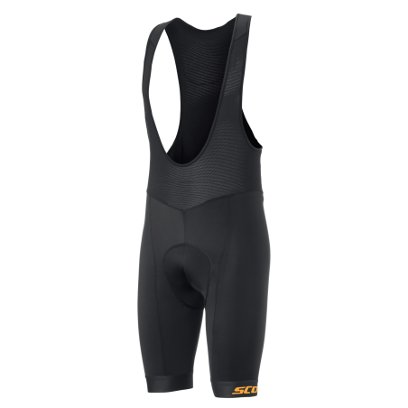 Scott Endurance ++ Cuissard avec bretelles black / gleam orange