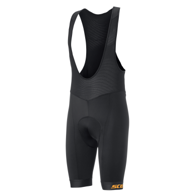 Scott Endurance ++ Cuissard avec bretelles black / gleam orange