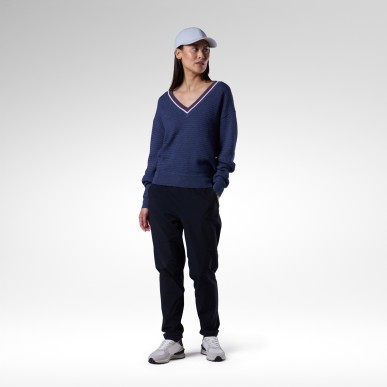 Rossignol Knitted V Neck Femme dark navy