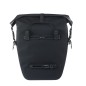SACOCHE BASIL NAVIGATOR L CROCHETS MIK 25-31L TOILE/POLYESTER IMPERMÉABLE NOIR (26.5x14.5x42 cm)