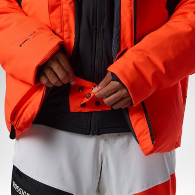Rossignol Hero 4WS Puffy jacket neon red