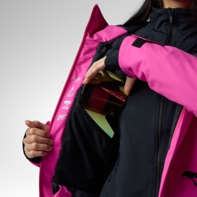 Rossignol Rochrun Insulated Jacket Femme electric fuchsia