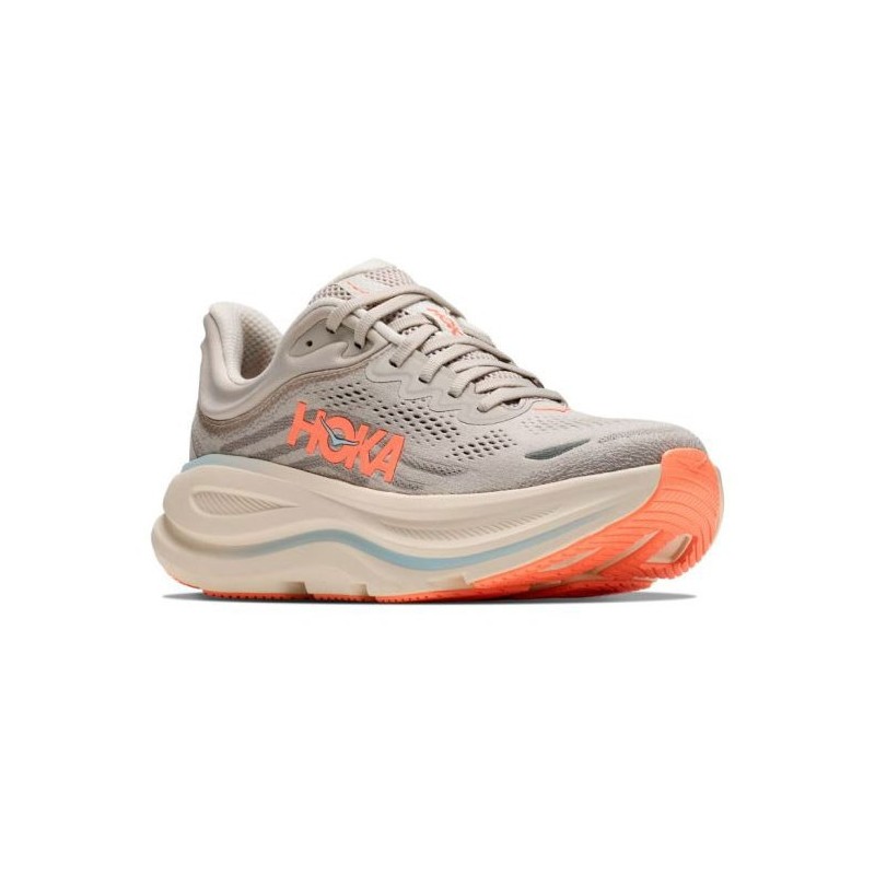 Hoka Bondi 9 Femme river rock grey / mineral ore