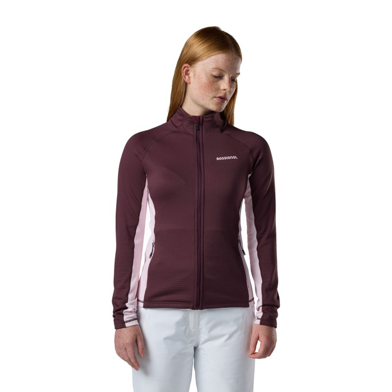 Rossignol Blackside Mix FZ Fleece Femme huckleberry Rossignol Blackside Mix FZ Fleece Femme huckleberry
