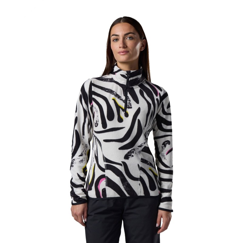 Rossignol Quarter Zip Polar Fleece Femme savage black