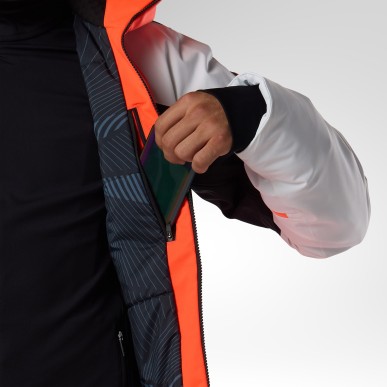 Rossignol Hero 4WS insulated ski jacket red