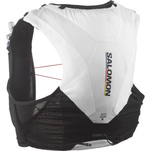 Salomon Advanced Skin 12 with flasks black