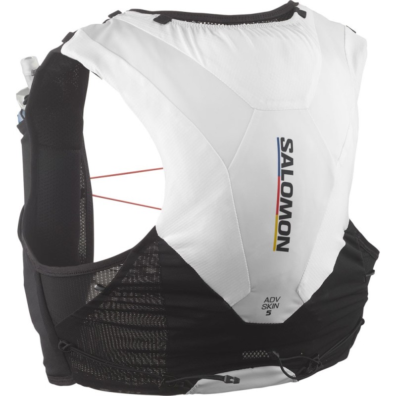 Salomon ADV Skin 5 Race Flag Set With Flasks white / nautical blue / fiery red