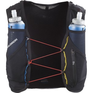 Salomon ADV Skin 5 Race Flag Set With Flasks white / nautical blue / fiery red