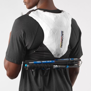Salomon Advanced Skin 12 with flasks black