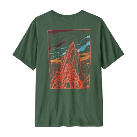 Patagonia Cloud Crag Tee canopy green