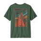 Patagonia Cloud Crag Tee canopy green Patagonia Cloud Crag Tee canopy green
