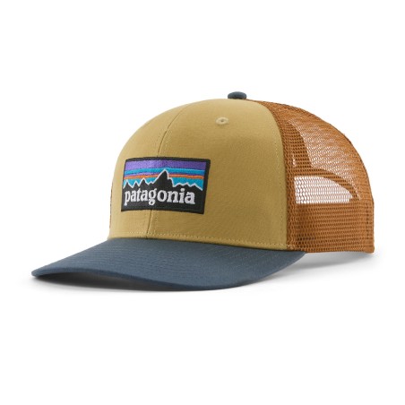 Patagonia P-6 Logo Trucker Hat lynx tan