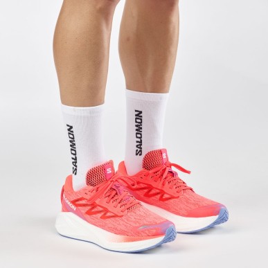 Salomon Aero Glide 4 neon flame / white