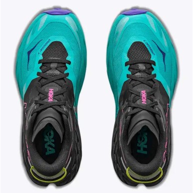 Hoka Speedgoat 7 Femme Black electric aqua