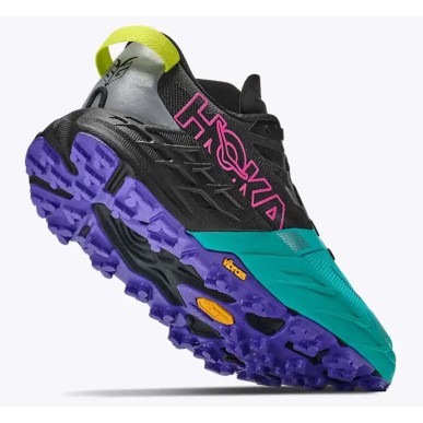 Hoka Speedgoat 7 Femme Black electric aqua
