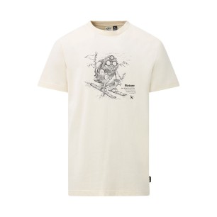 Picture Dad and Son JM Crit Tee natural white